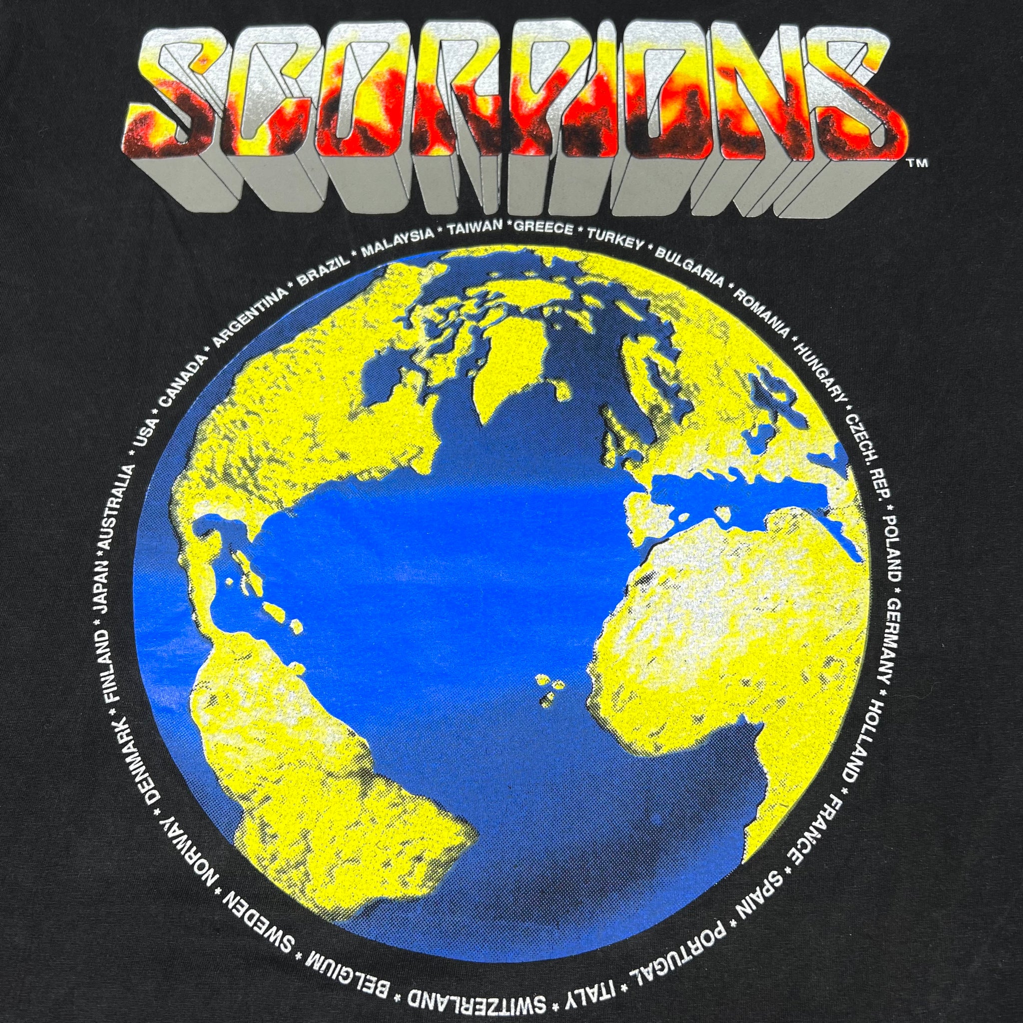 SCORPIONS | ‘World Tour’ | 90s | XL/XXL