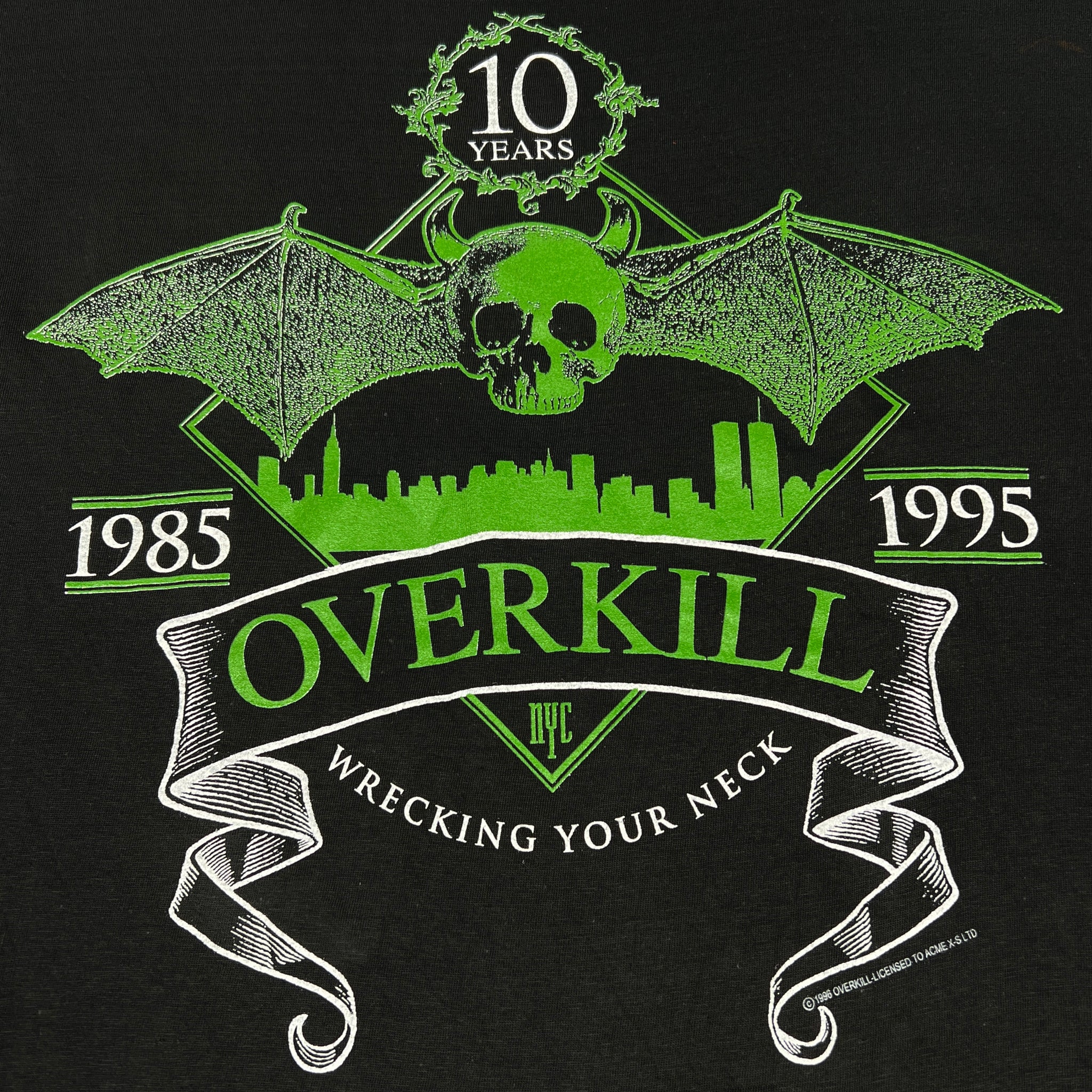 OVERKILL | ‘10 Years Wrecking Your Neck’ | 1996 | XL