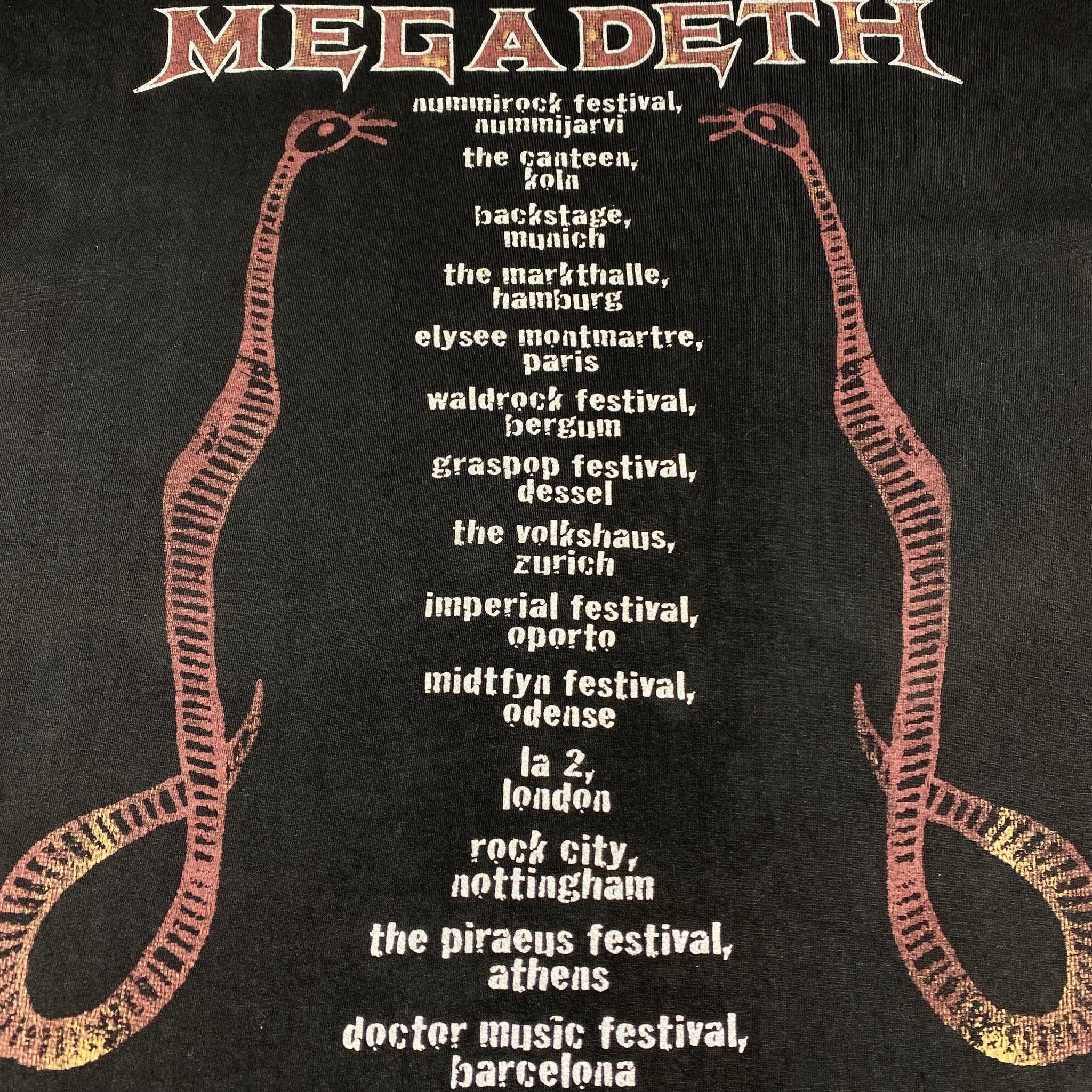 MEGADETH | ‘European Tour’ | 1997 | L/XL